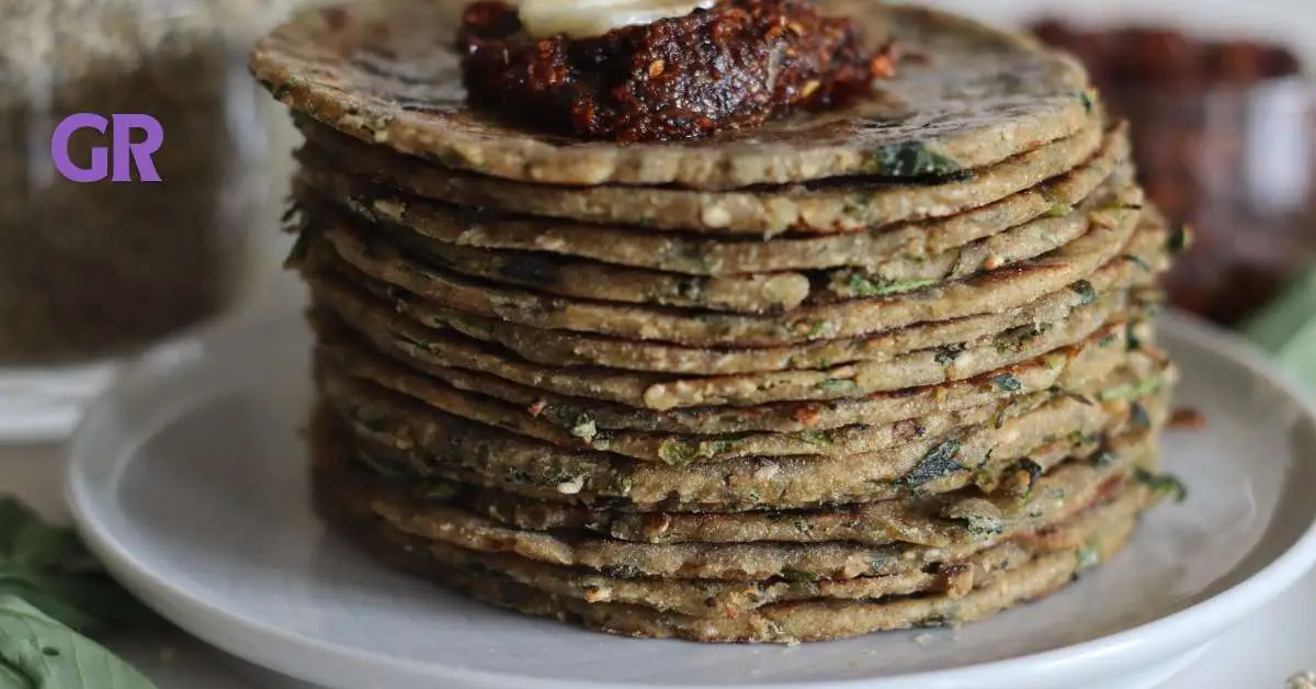 Rajgira Aaloo Farali Thepla recipe